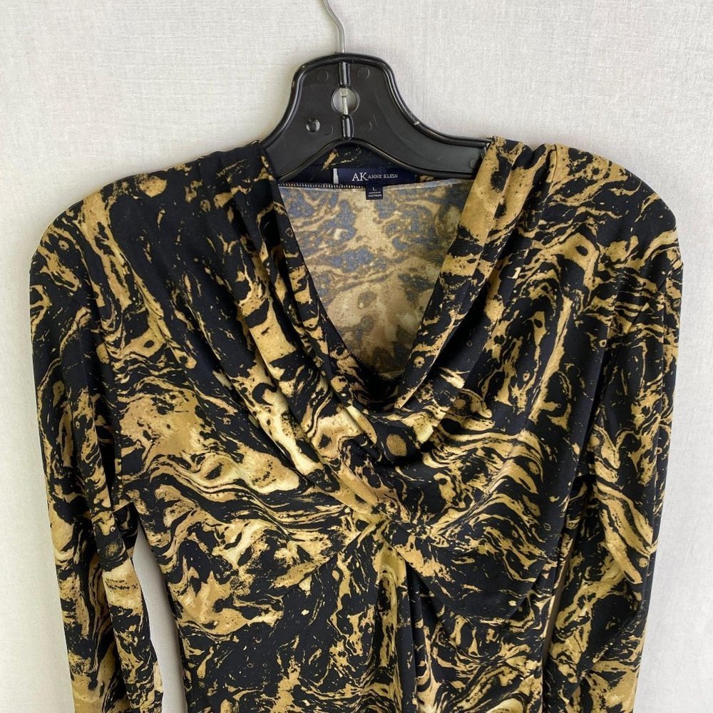 Anne Klein Pattern Twisted Top - image 2